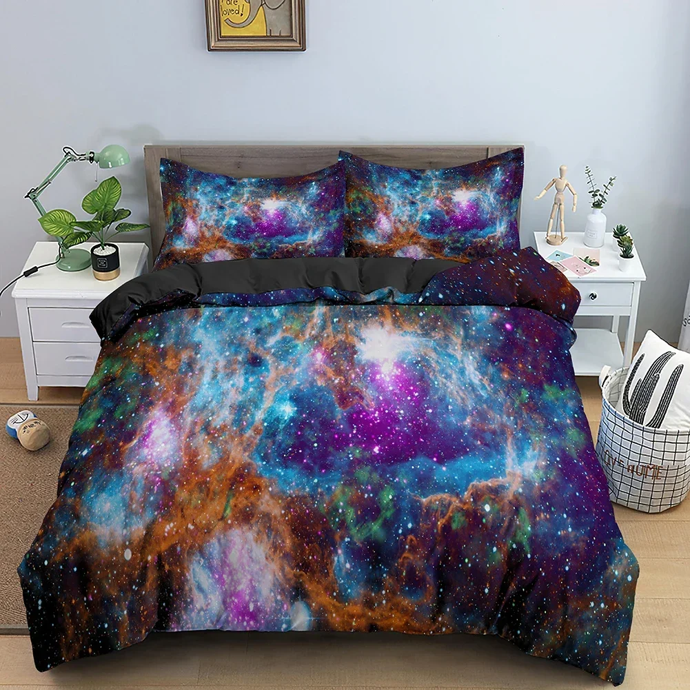 Galaxy Home Textiles - Luxury New 3D Print Galaxy Space
