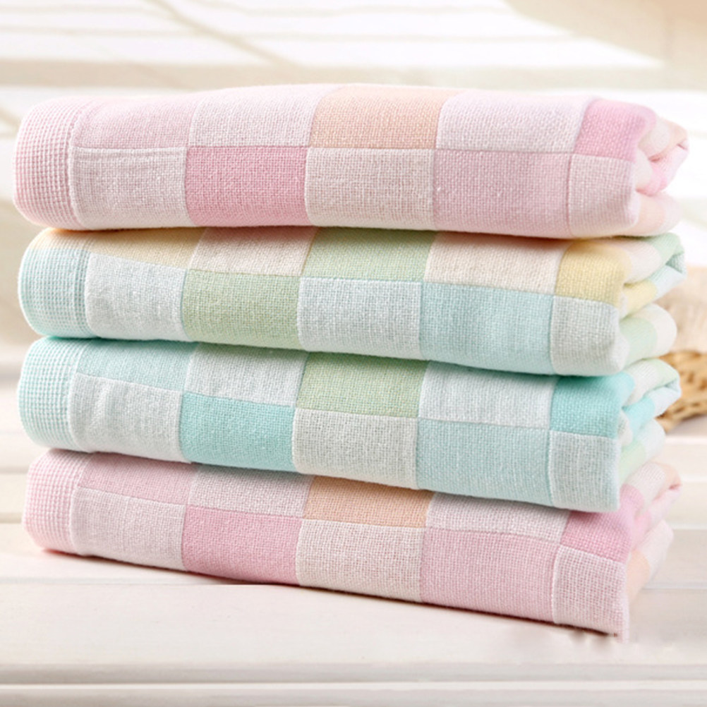 Home Textiles In Pakistan - 3Pcs Premium Cotton Gauze Towels Double-Veil