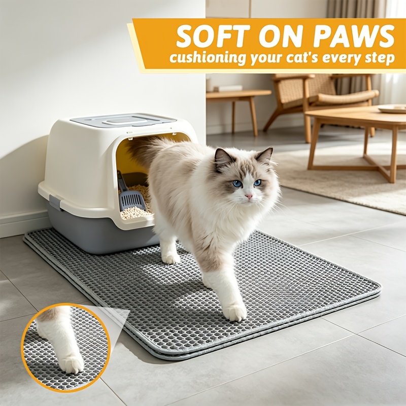 Cat Litter Mat Double-Layer Cl - Mattress Protector Waterproof recension och pris