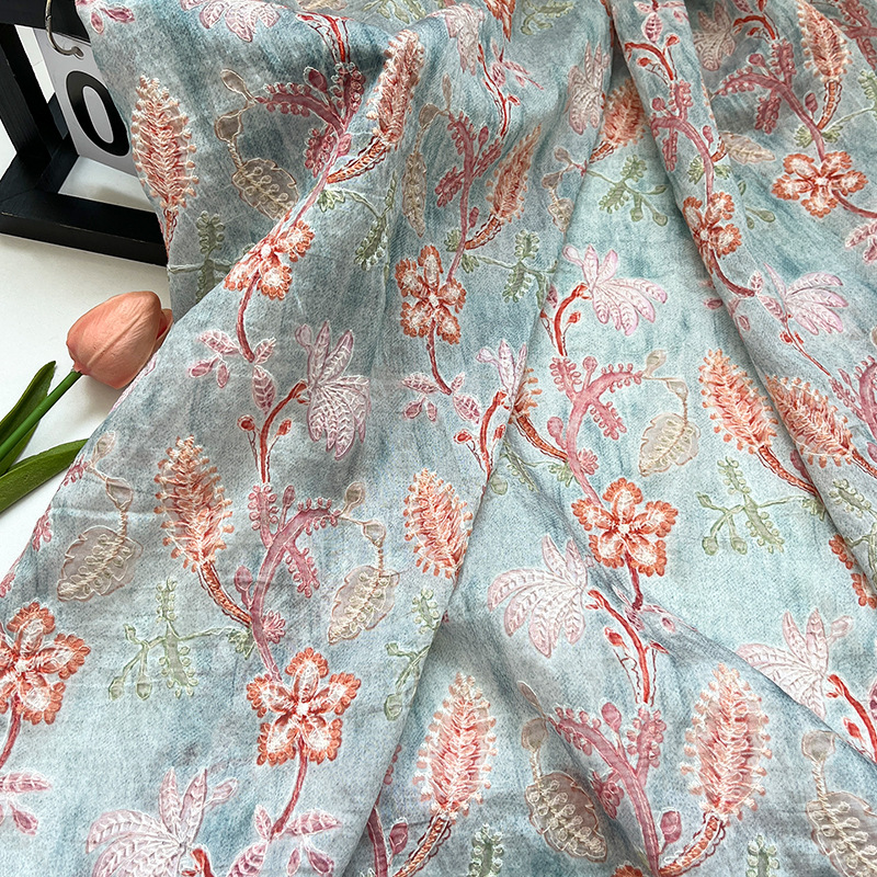 1 Meter Vintage Floral Embroid - Home Textiles Wholesale recension och pris