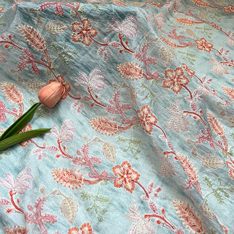 1 Meter Vintage Floral Embroid - Home Textiles Wholesale recension och pris
