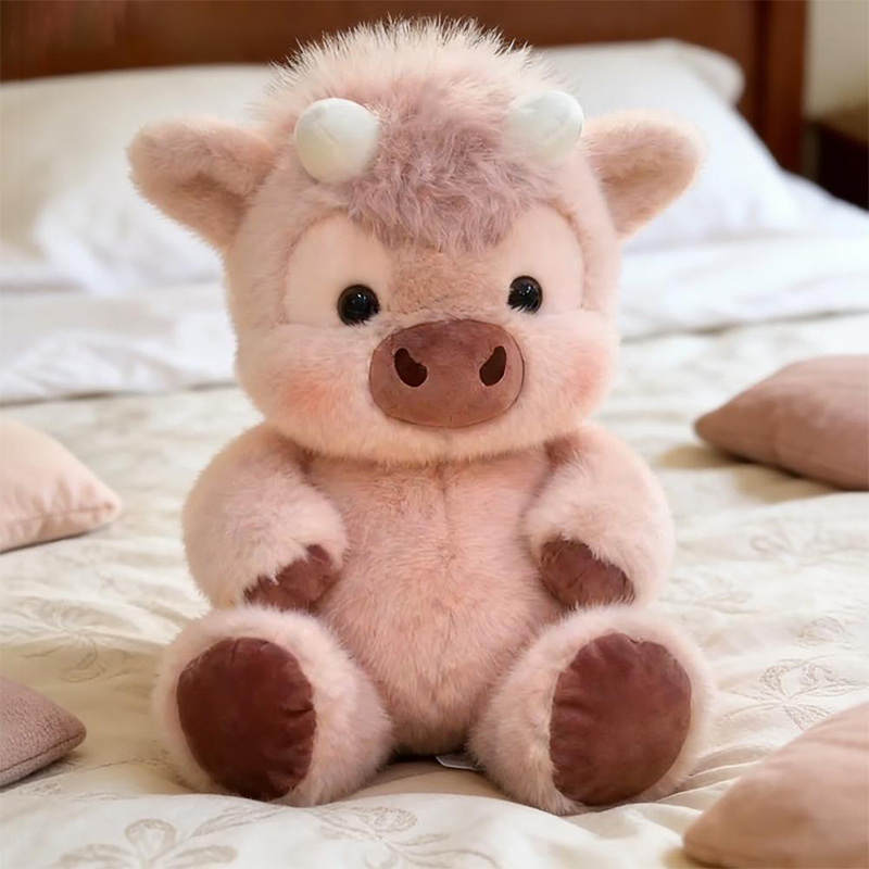Cartoon Pink Khaki West Highla - Highland Home Textiles recension och pris