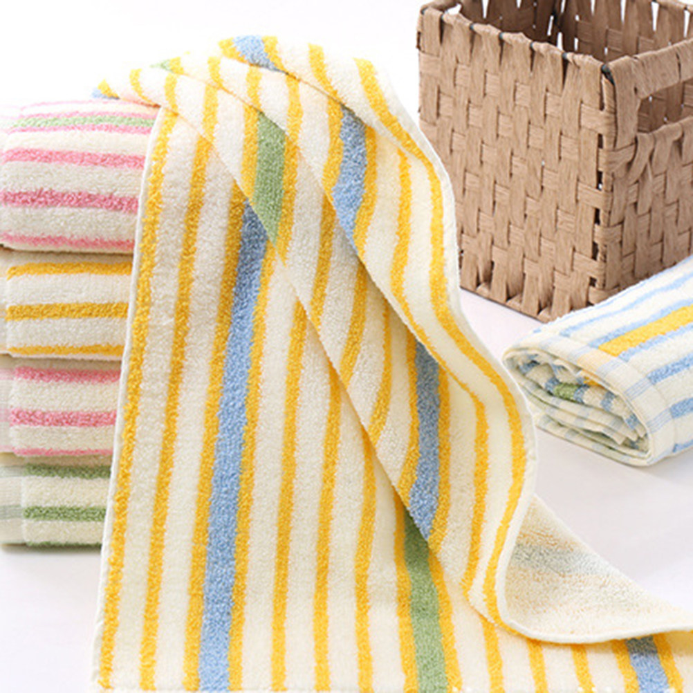4Pcs Colorful Striped Cotton T - Home Textiles In Pakistan recension och pris