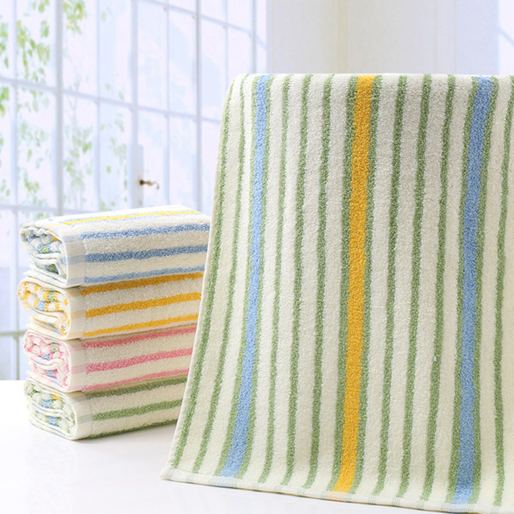 4Pcs Colorful Striped Cotton T - Home Textiles In Pakistan recension och pris