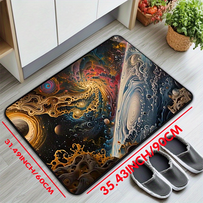 Cosmic Space Pattern Non-Slip  - Galaxy Home Textiles recension och pris