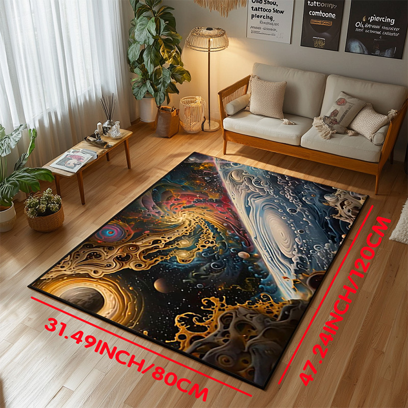 Cosmic Space Pattern Non-Slip  - Galaxy Home Textiles recension och pris
