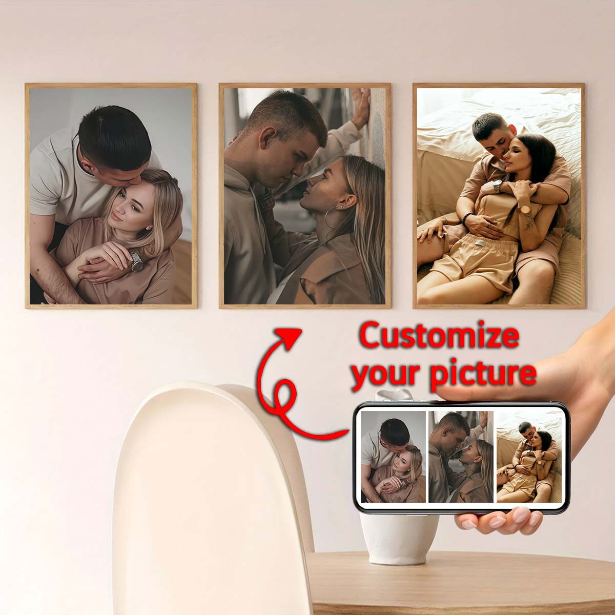 Triptych - 2D custom photo woo - Home Textiles Photos recension och pris