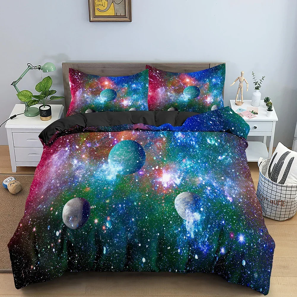 Luxury New 3D Print Galaxy Spa - Galaxy Home Textiles recension och pris