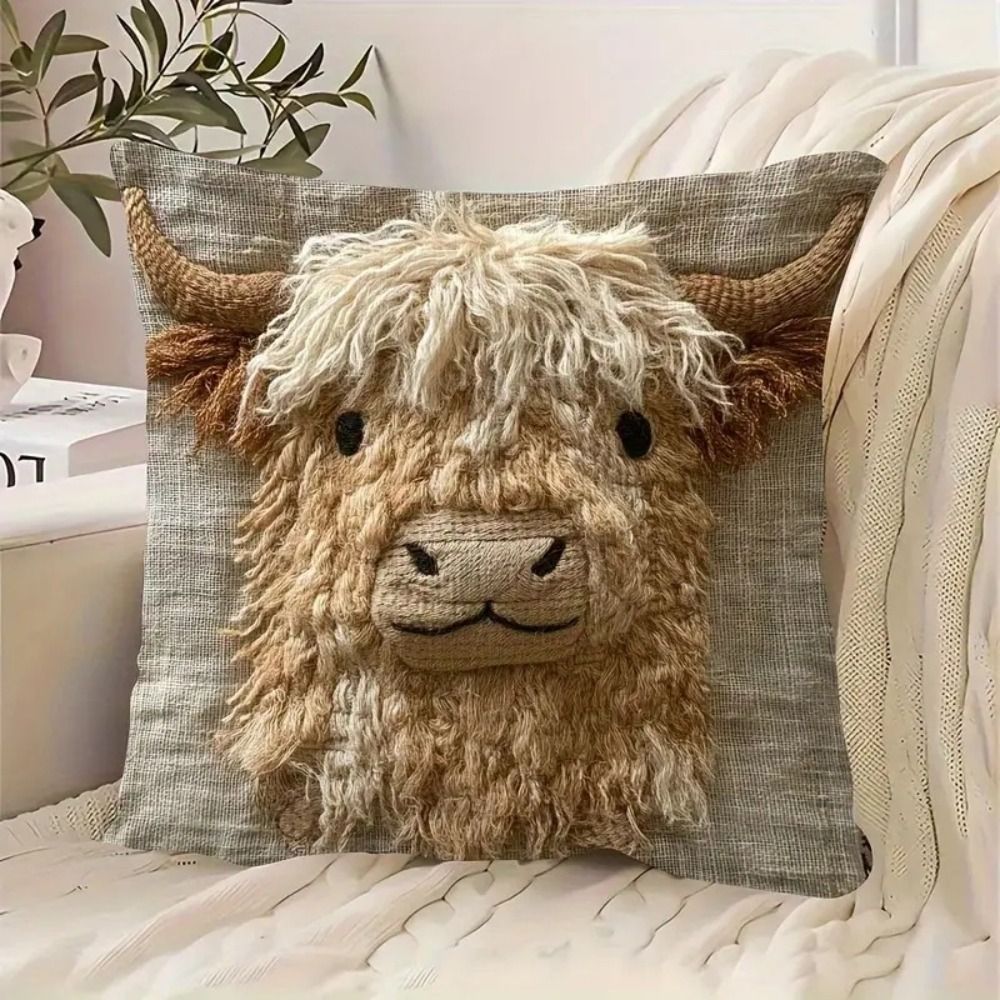 Animal Print 45cm Pillow Case  - Highland Home Textiles recension och pris
