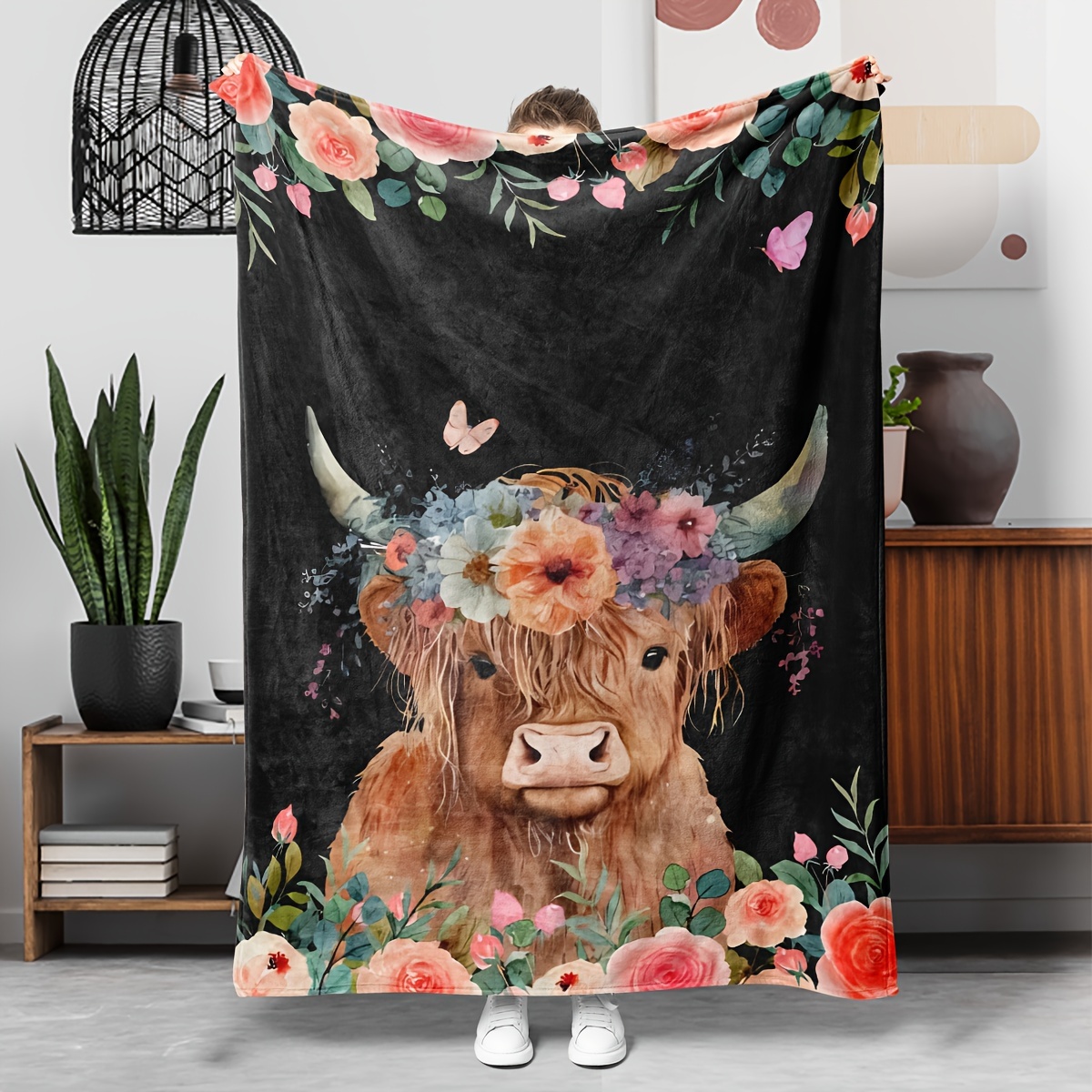 Flannel Throw Blanket: Adorabl - Highland Home Textiles recension och pris