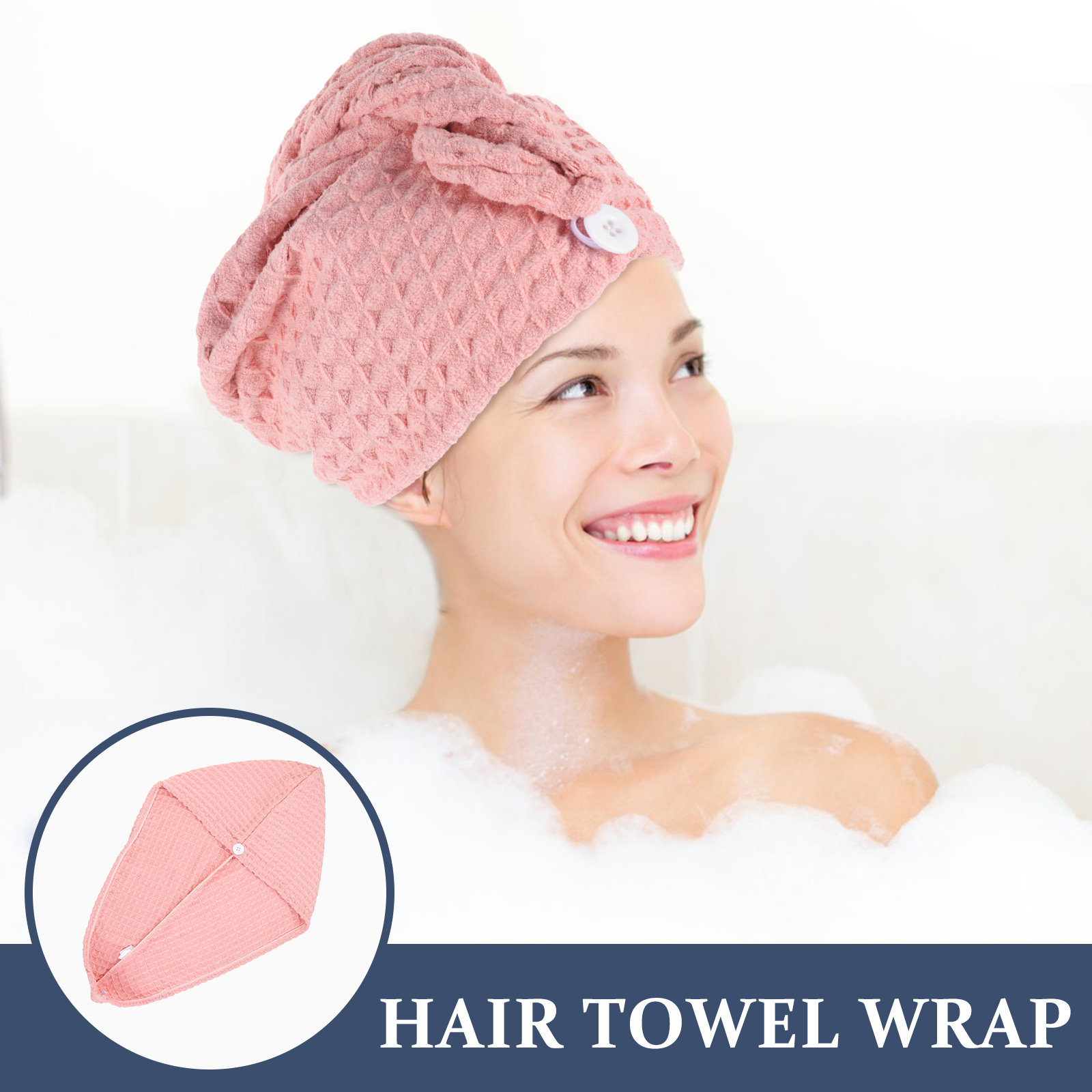 2Pcs Rapid Drying Hair Towel W - Home Textiles In Pakistan recension och pris