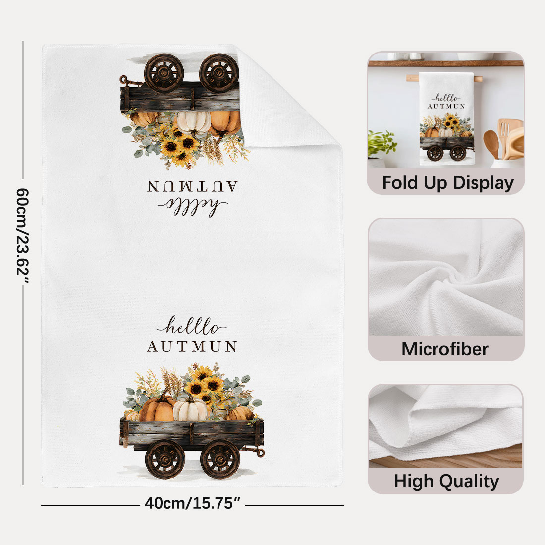 40x60cm Sunflower Flower Highl - Highland Home Textiles recension och pris