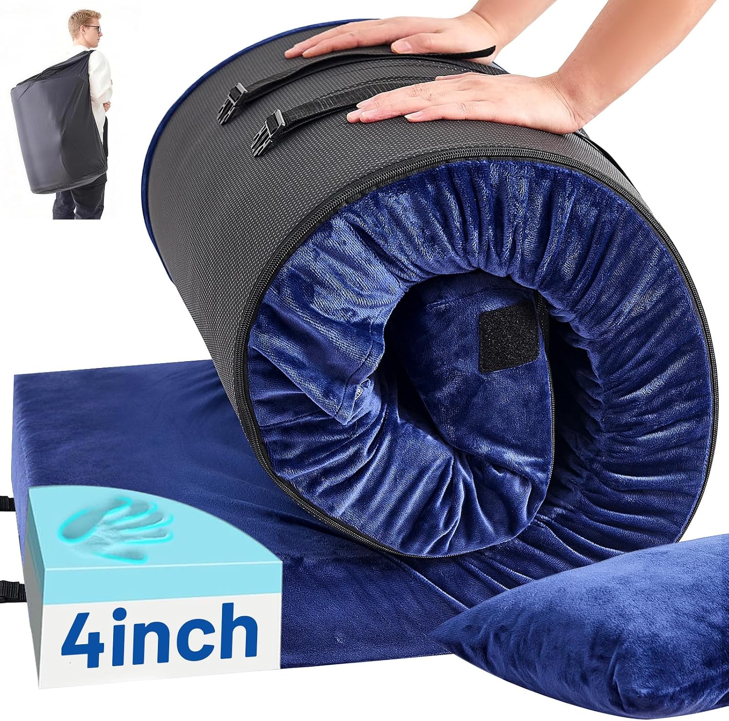 Memory Foam Camping Mattress P - Memory Foam Topper recension och pris