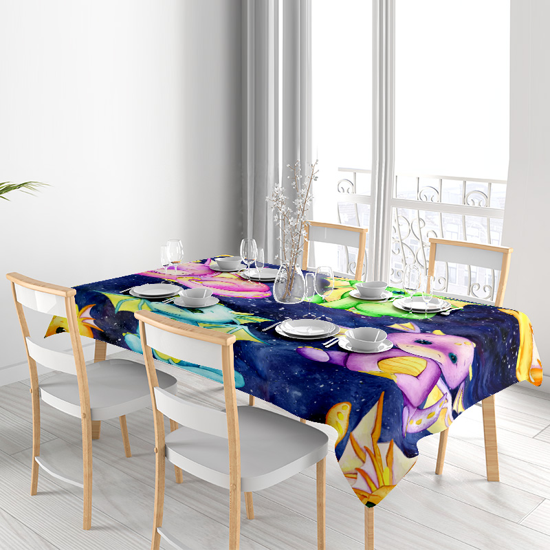 Vibrant Galaxy Unicorn Tablecl - Galaxy Home Textiles recension och pris