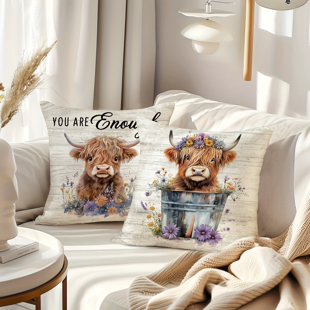 Short plush material pillowcas - Highland Home Textiles recension och pris
