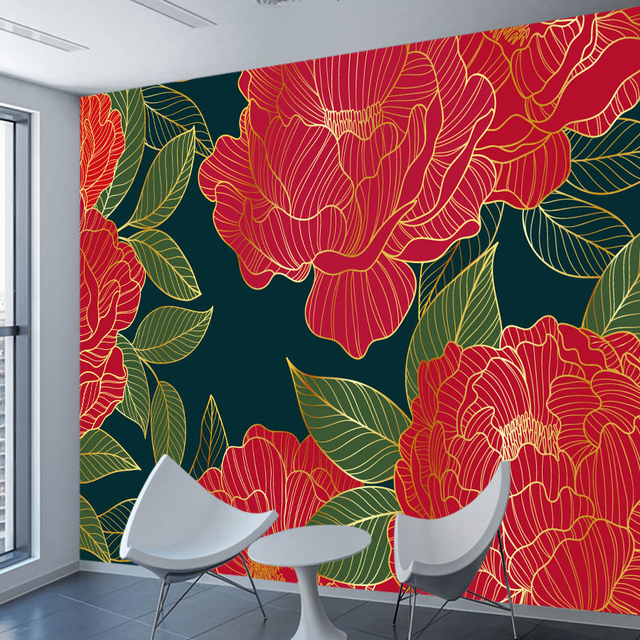 20+ Floral Red Peony Nature Ph - Home Textiles Photos recension och pris