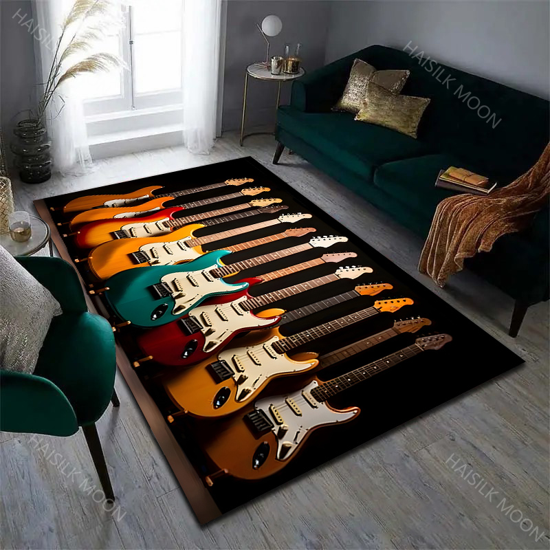 Music Lovers Rock Guitar Patte - Luxury Home Textiles Usa recension och pris