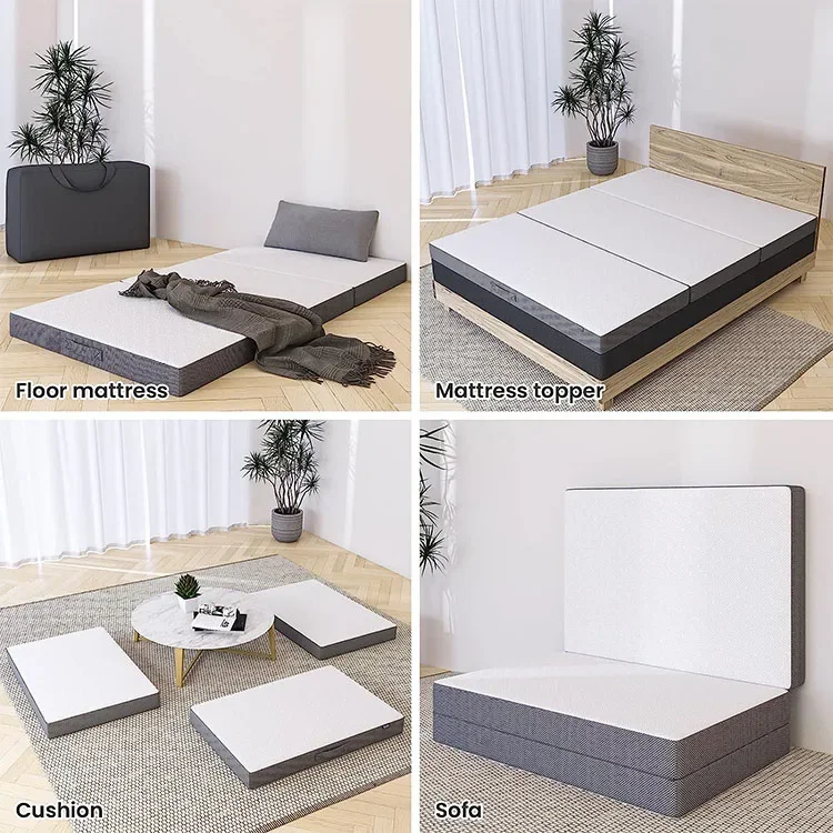 2026Portable Tri-Fold Memory F - Memory Foam Topper recension och pris