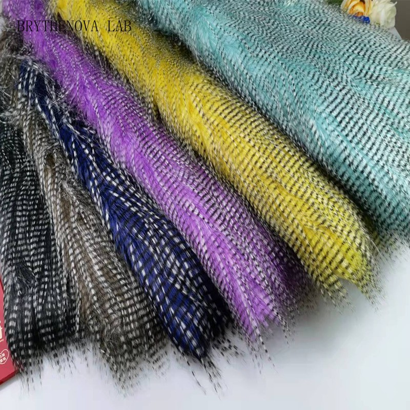 160X50cm Peacock Faux Fox Fur  - Home Textiles Photos recension och pris