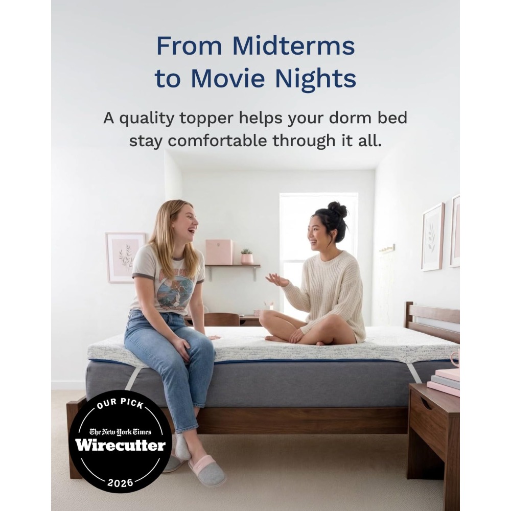 3 Inch Memory Foam Mattress To - Memory Foam Topper recension och pris
